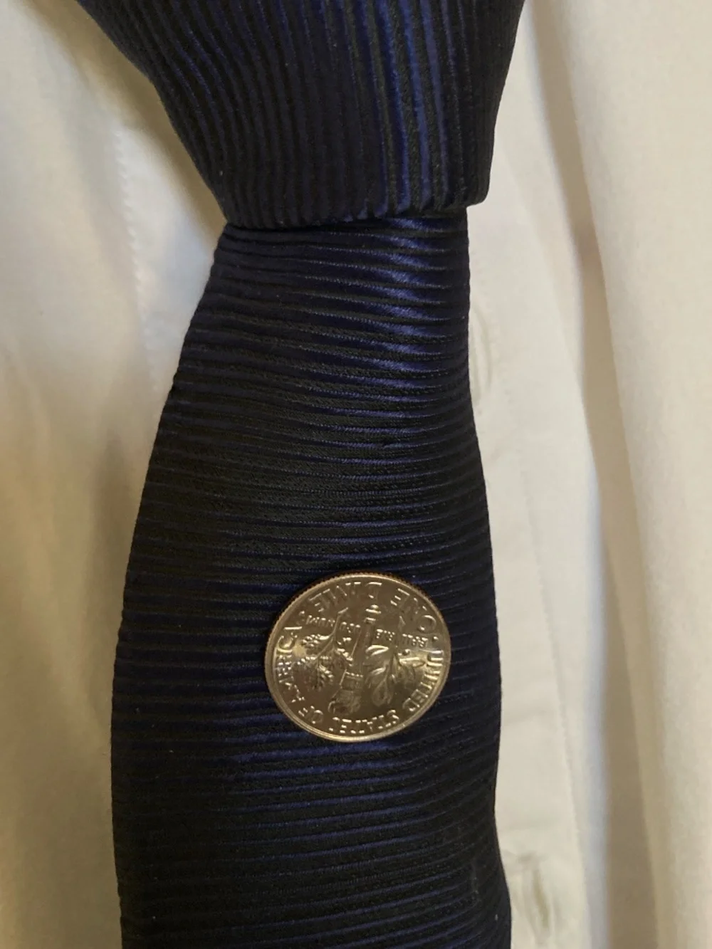 Handcrafted Coin Cufflinks & Stud Set–Roosevelt Dime–Vintage Snap Link Hardware.